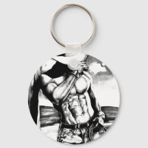 Fine Art zeichnend hübscher Cowboy Bodybuilder