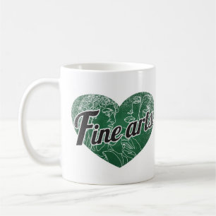 Fine Arts Retro Heart Blackboard Liebe Kaffeetasse