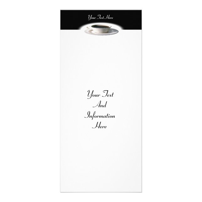 Fine Coffee Rack Card Werbekarte (Vorne)