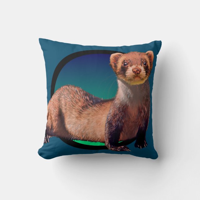 Fine Ferret Kissen (Vorderseite)