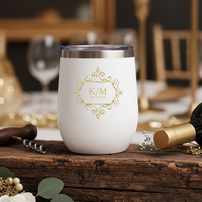 Fine Filigree Gold Wedding Initials ID871 (Von Creator hochgeladen)