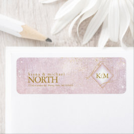 Fine Lines Gold Abstrakt Wedding V1 Mauve ID867