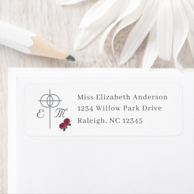 Fine Rose Wedding Rücksendeadresse (Insitu)