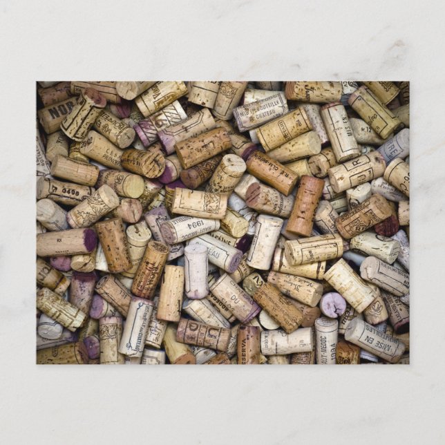 Fine Wine Corks Postkarte (Vorderseite)