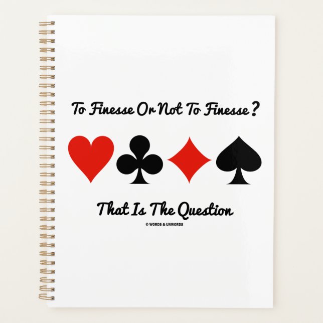 Finesse oder nicht zu Finesse? Das ist die Frage Planer (Vorderseite)