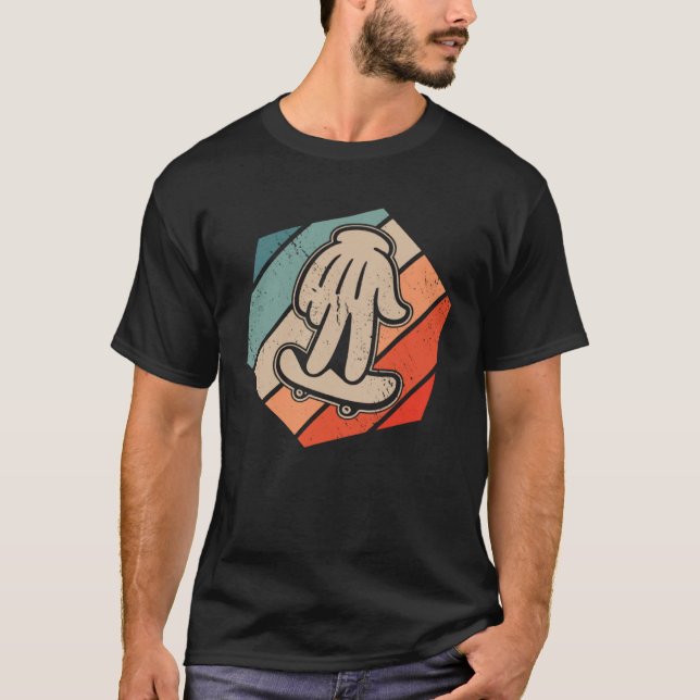 Finger Boarding Skater Fingerboard Skateboard T-Shirt (Vorderseite)