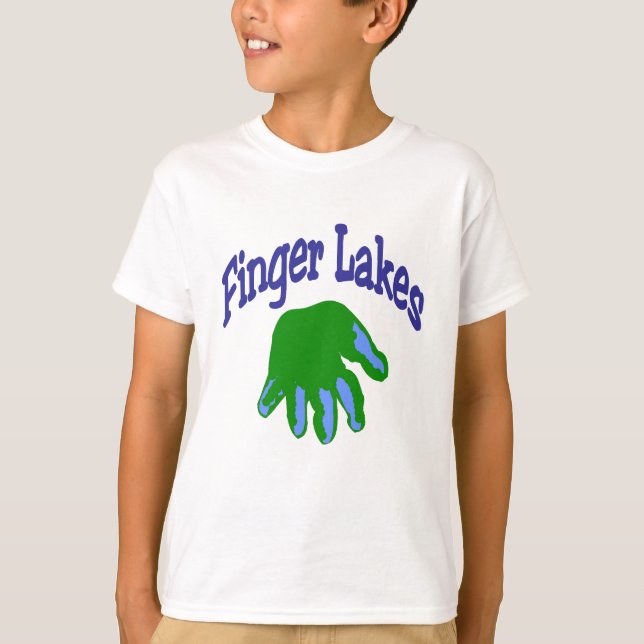 Finger Lake Cartoon T-Shirt (Vorderseite)