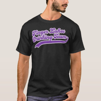 Finger Lakes Drinking Team Weinkultur und Erde Deg T-Shirt