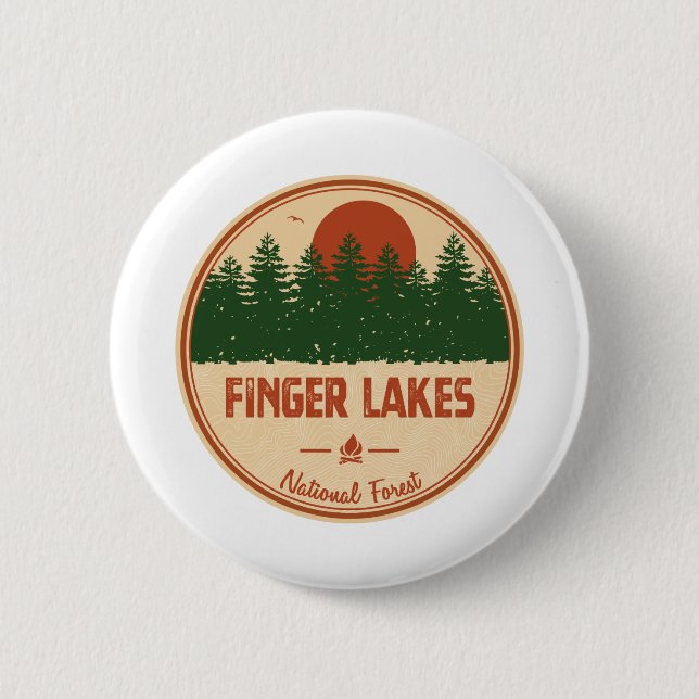 Finger Lakes National Forest Button (Vorderseite)