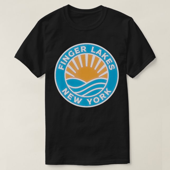 Finger Lakes New York T-Shirt (Design vorne)