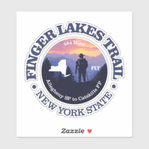 Finger Lakes Trail (rd2) Aufkleber