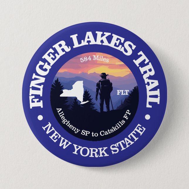 Finger Lakes Trail (rd2) Button (Vorderseite)