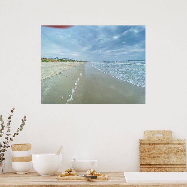 Finger Lens Beach Scene Poster (Küche)