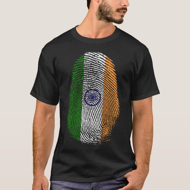 Finger Print - Indien T-Shirt (Vorderseite)