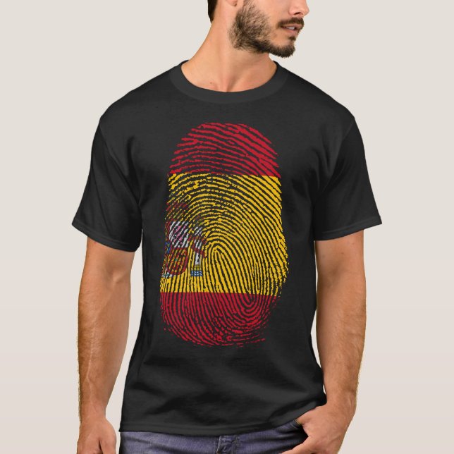 Finger Print - Spanien T-Shirt (Vorderseite)