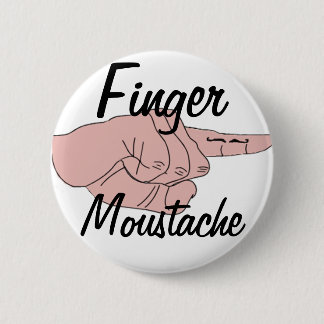Finger-Schnurrbart-Knopf Button