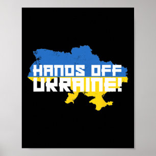 Finger weg von der Ukraine Putin Protest Russland Poster
