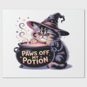 Finger weg von meinem Trank, Kawaii Halloween Hexe Geschenkpapier