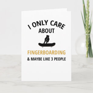 Fingerabdeckung   Finger Skateboarding Fingerboard Karte