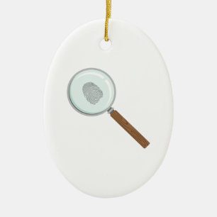 Fingerabdruck-Anhaltspunkt Keramik Ornament