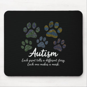 Fingerabdruck Autismus Sensibilisierungsmonat Heim Mousepad