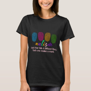 Fingerabdruck-Autismus-Shirt1 T-Shirt