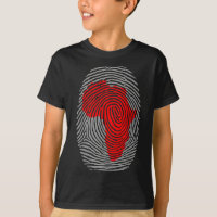 Fingerabdruck Black History Month Afro Afrikanisch