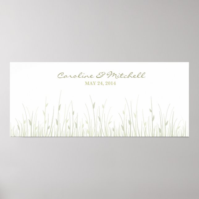 Fingerabdruck-Blume Poster (Vorne)