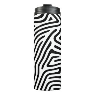 Fingerabdruck-Doodle Thermosbecher