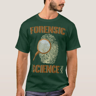 Fingerabdruck-Erkennung für forensische Wissenscha T-Shirt