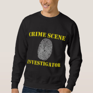 Fingerabdruck-Erkennungspool des Kriminalwissensch Sweatshirt