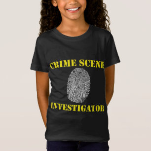 Fingerabdruck-Erkennungspool des Kriminalwissensch T-Shirt