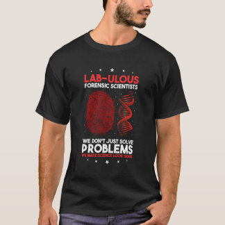 Fingerabdruck-Expertenangebot für forensische Toxi T-Shirt