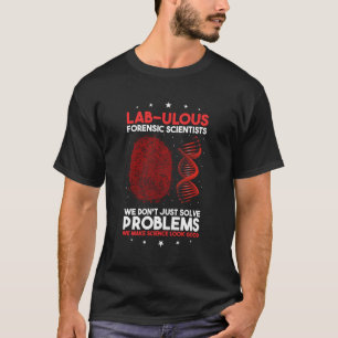 Fingerabdruck-Expertenangebot für forensische Toxi T-Shirt
