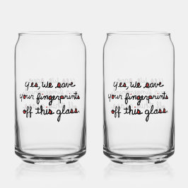 Fingerabdruck Glas