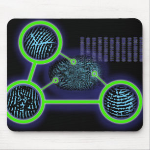 Fingerabdruck-Identifizierung Mousepad