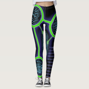 Fingerabdruck-Identifizierungswissenschaft Leggings