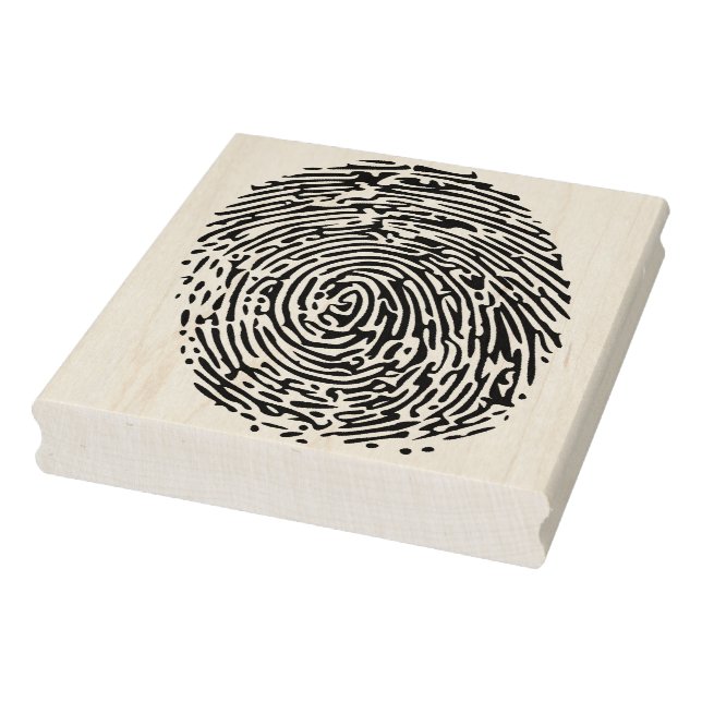 Fingerabdruck-Kautschuk-Briefmarke Gummistempel (Stempel)