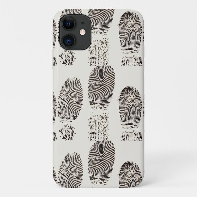 Fingerabdruck Muster Print Apple iPhone 11 Fall Case-Mate iPhone Hülle (Rückseite)