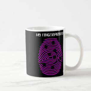 Fingerabdruck Spaß T1d Typ 1 Diabetes Bewusstsein Kaffeetasse