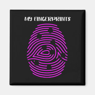 Fingerabdruck Spaß T1d Typ 1 Diabetes Bewusstsein Magnet