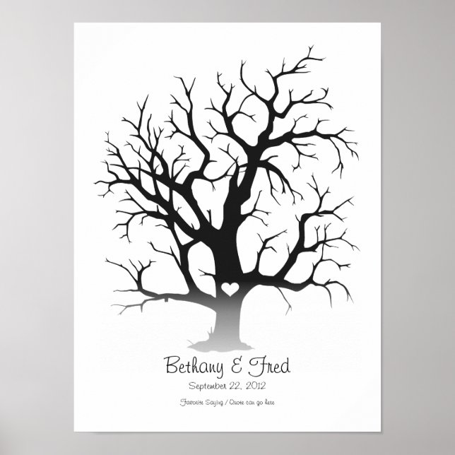 Fingerabdruck-Struktur 12"x16" Poster (Vorne)
