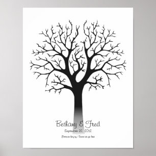 Fingerabdruckbaum 28x35,5 cm poster