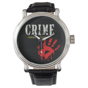 Fingerabdrücke von Kriminellen eWatch Armbanduhr
