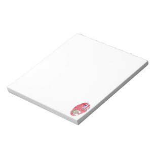 Fingerabdruckflagge der Bermudischen Touch Notizblock