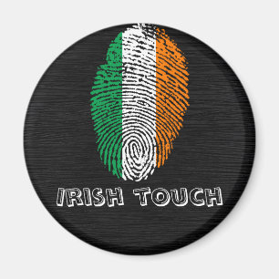 Fingerabdruckflagge für die irische Touch Magnet