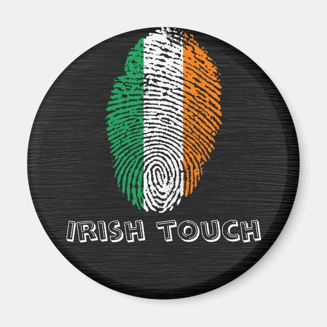 Fingerabdruckflagge für die irische Touch Magnet (Vorne)