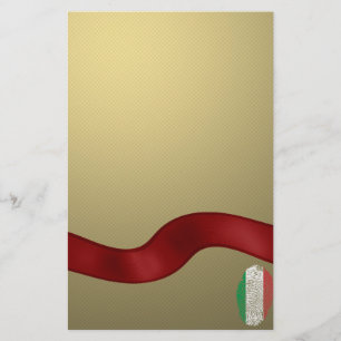 Fingerabdruckflagge für die italienische Touch Briefpapier