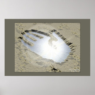 Fingerabdruckkuss Poster