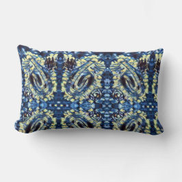 Fingeranstrich - Blues Lendenkissen